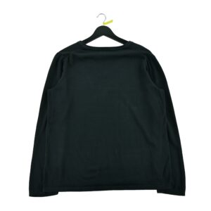 Pull homme manches longues noir Tommy Hilfiger Col V