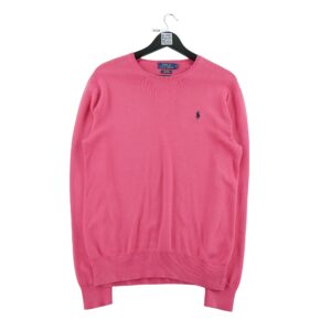 Pull homme manches longues rose Polo Ralph Lauren Col Rond