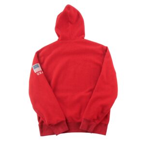 Pull polaires homme manches longues rouge Polo Ralph Lauren Col Rond
