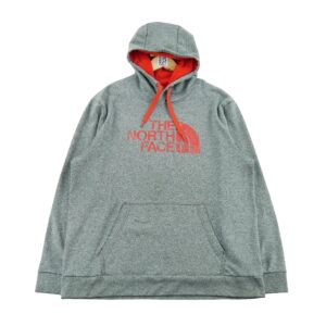 Sweat a capuche homme manches longues gris The North Face Col Rond
