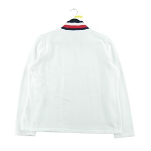 Sweat femme manches longues blanc Tommy Hilfiger Col Montant