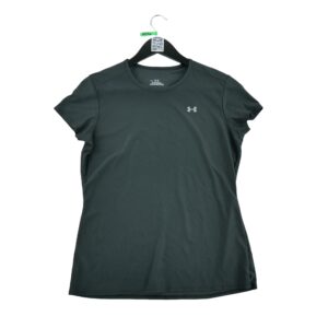 T shirt manches courtes femme noir Under Armour Col Rond