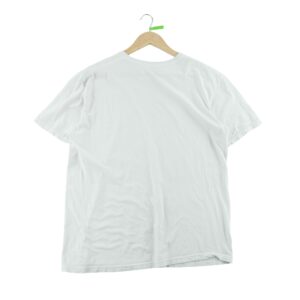 T shirt manches courtes homme blanc Vintage Col Rond