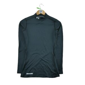 T shirt manches longues femme noir Under Armour Col Montant