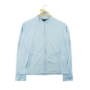 Veste de survetements enfant manches longues bleu clair Nike Col Montant