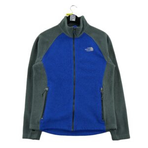 Veste polaires homme manches longues bleu The North Face Col Montant