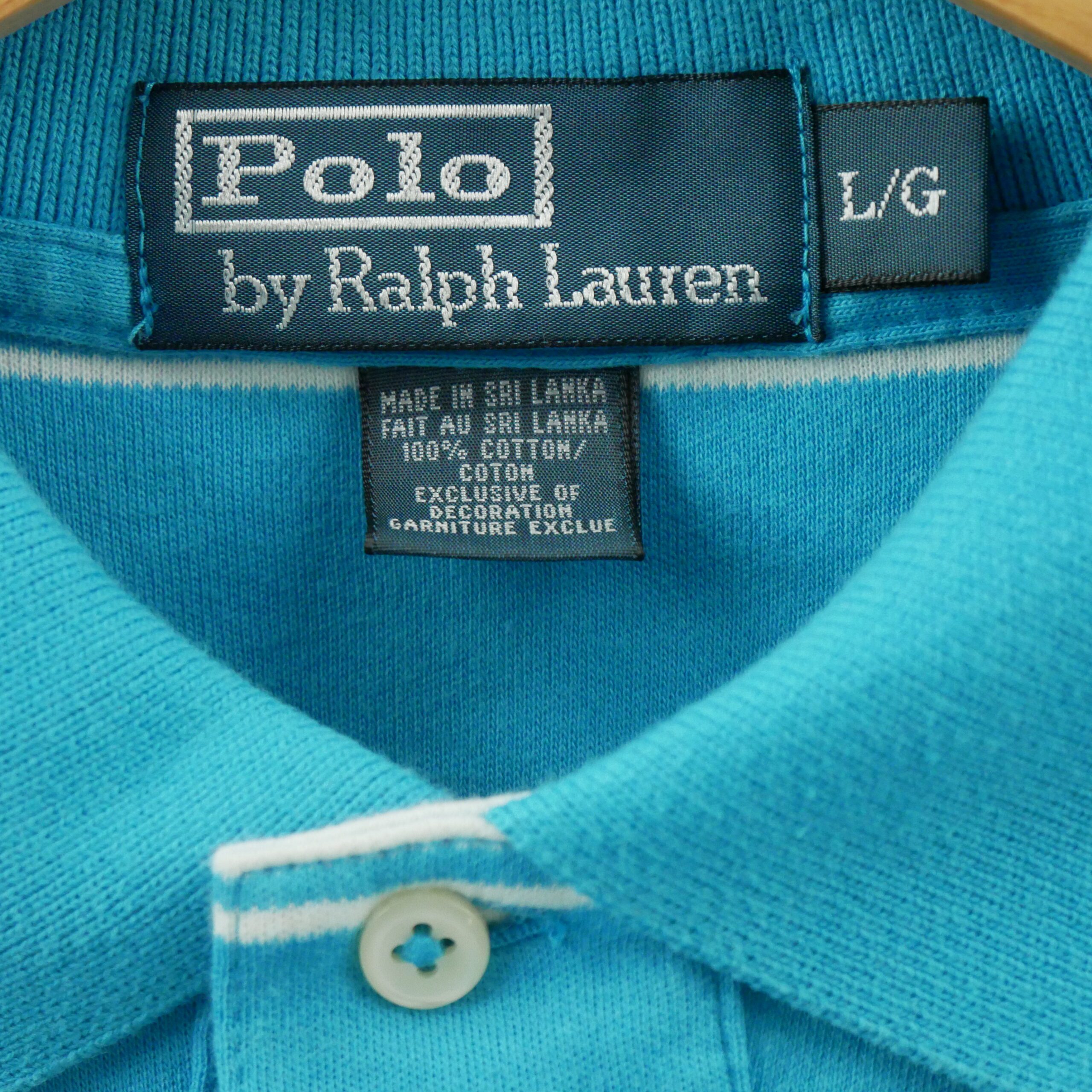 Polo manches courtes Homme Bleu 8