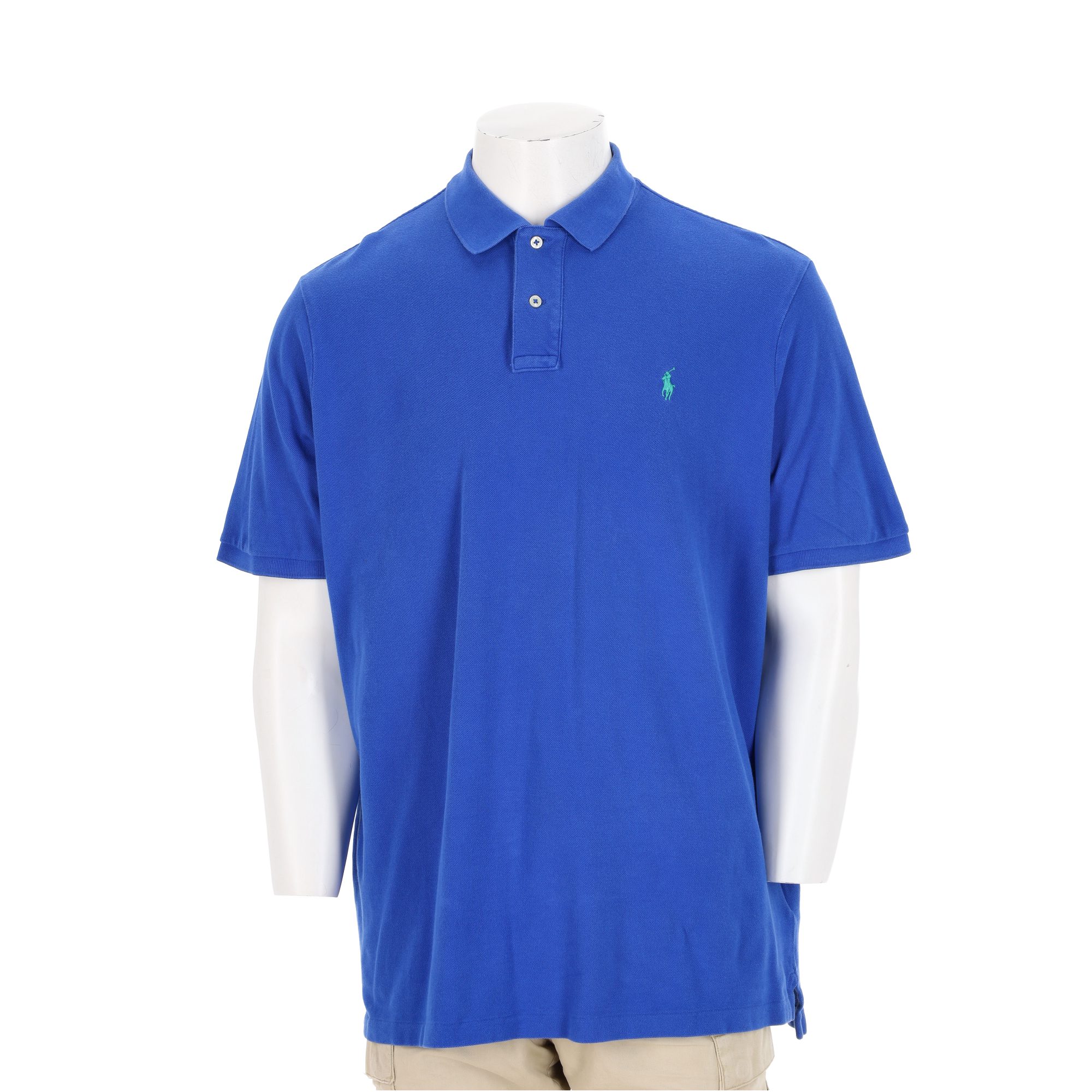 Polo manches courtes Homme Bleu