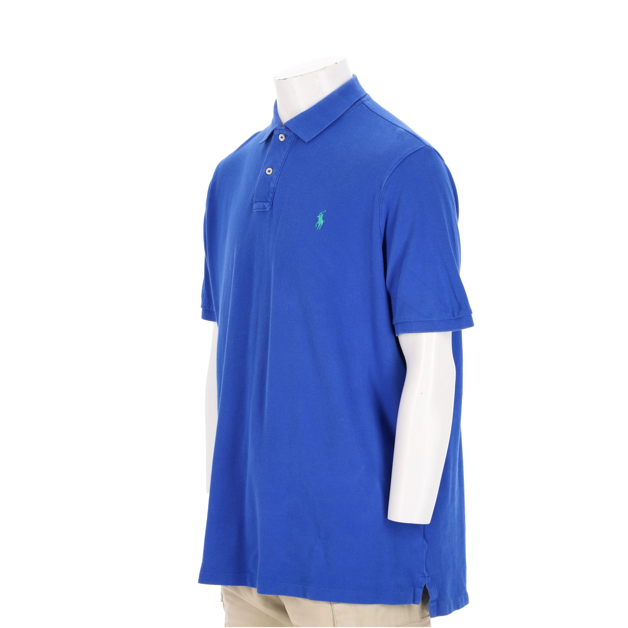 Polo manches courtes Homme Bleu 4