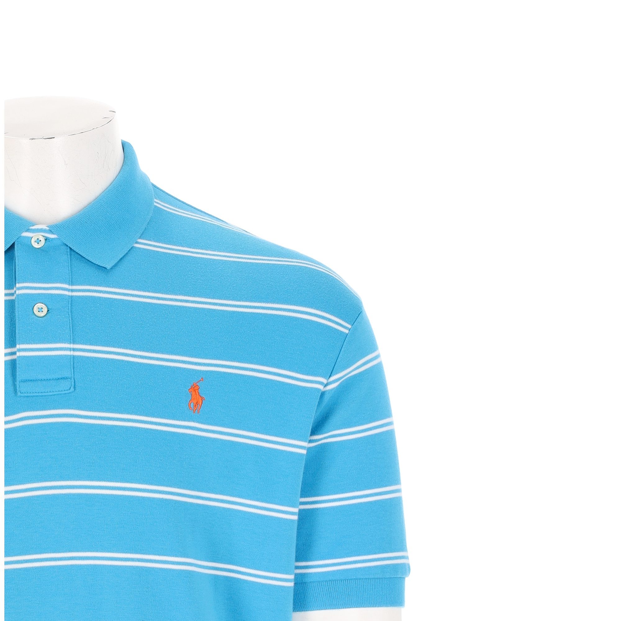 Polo manches courtes Homme Bleu 6