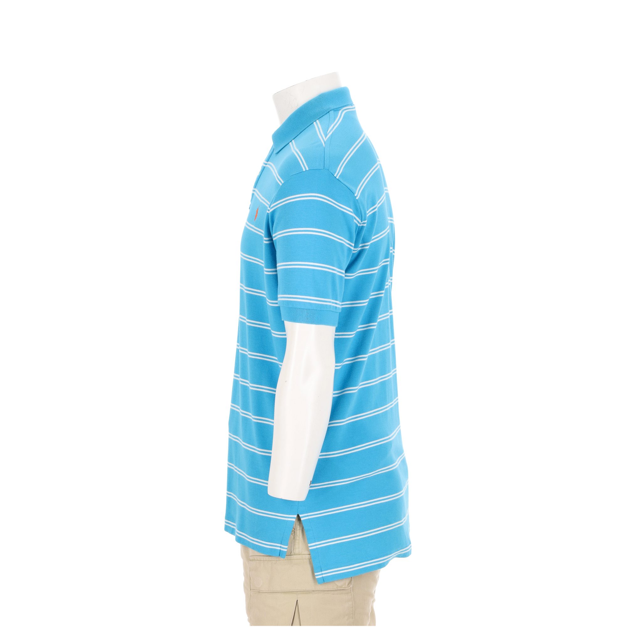 Polo manches courtes Homme Bleu 3
