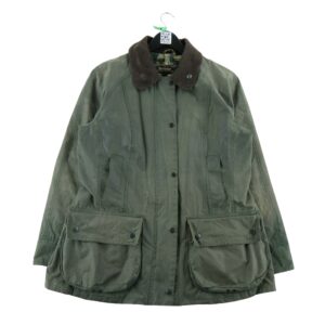 Blouson homme manches longues kaki Barbour Col Harrington