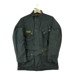 Blouson homme manches longues noir Barbour Col Montant