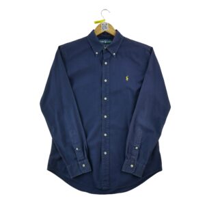 Chemise classiques homme manches longues marine Polo Ralph Lauren
