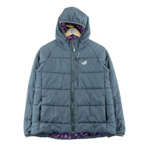 Doudoune enfant manches longues gris The North Face Col Montant