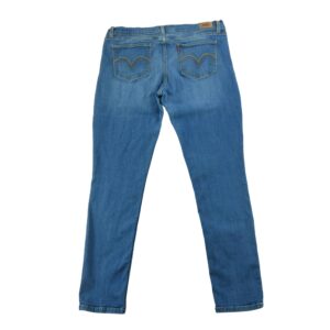 Jean coupe ajustee femme bleu Levi Strauss