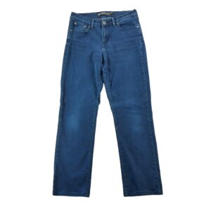 Jean coupe ajustee femme bleu Levi Strauss