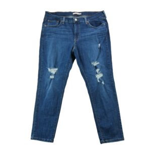 Jean coupe droite femme bleu Levi Strauss