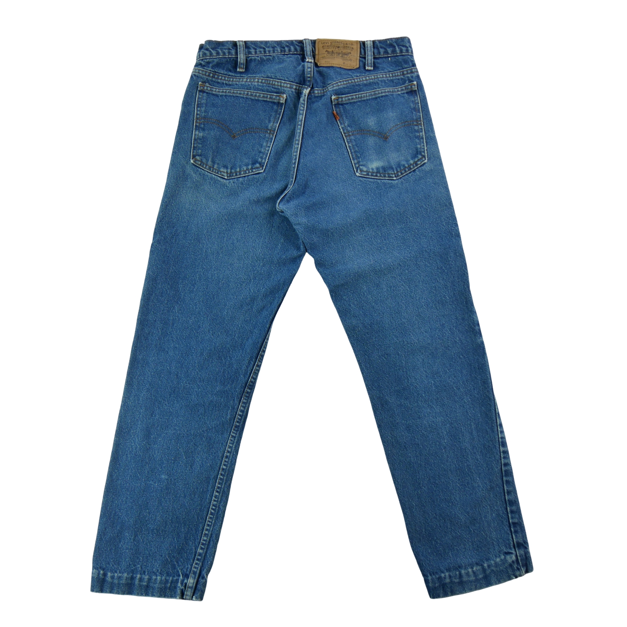 Jean Homme Orange Tab Made in USA Bleu 2