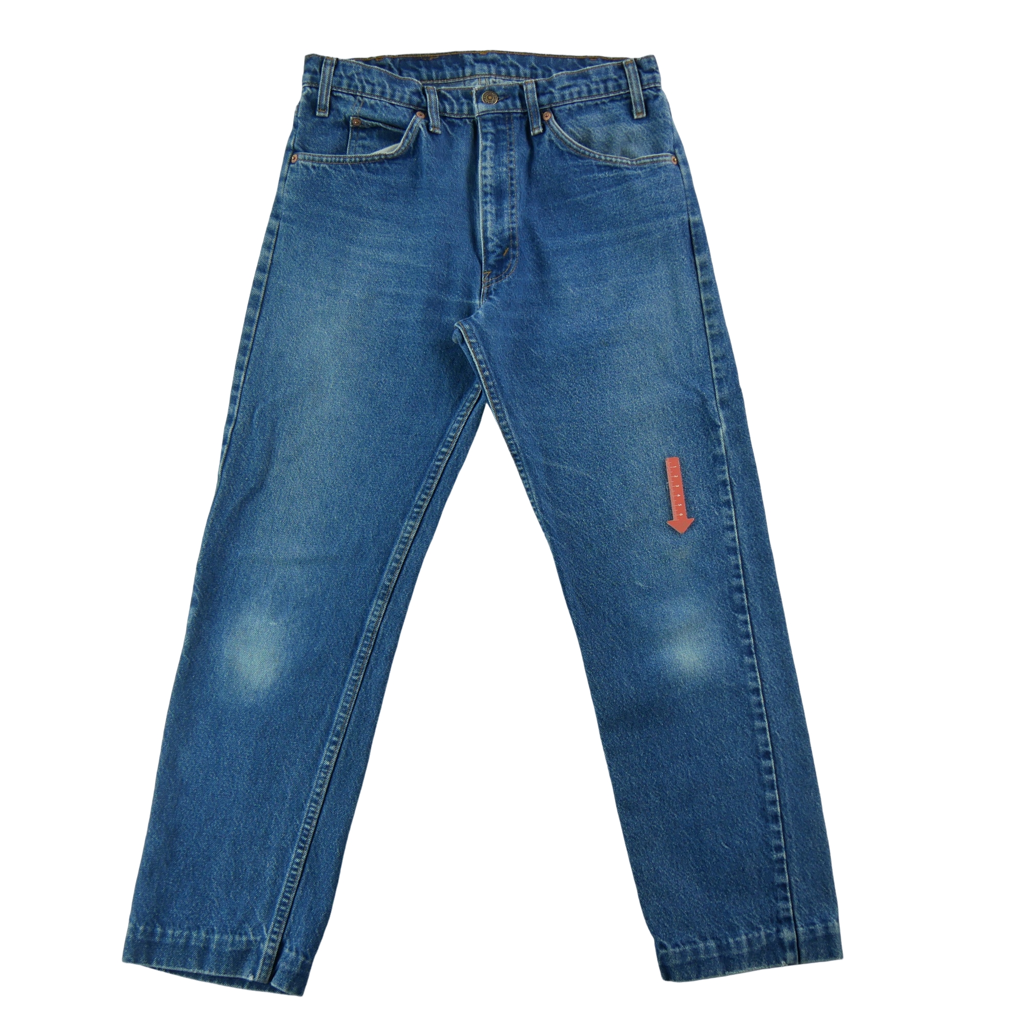 Jean Homme Orange Tab Made in USA Bleu 6