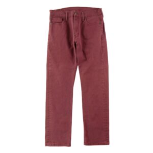 Jean coupe slim homme bordeaux Levi Strauss
