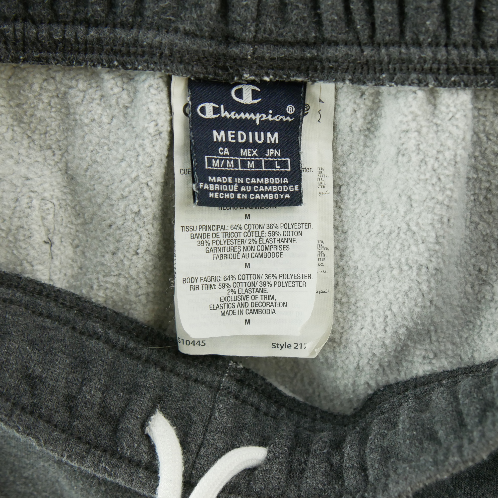 Jogging Homme  Vintage Y2K Gris 6