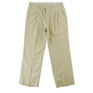 Pantalon a pince homme jaune Burberry