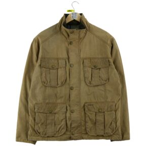 Parka homme manches longues beige Barbour Col Montant