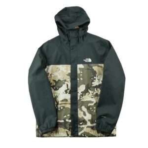Parka homme manches longues noir The North Face Motif imprime Col Montant
