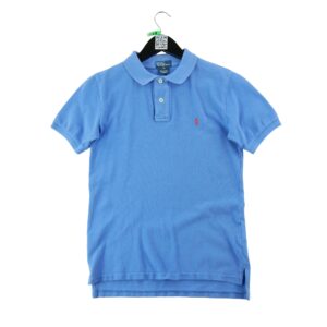Polo manches courtes enfant bleu clair Polo Ralph Lauren Col Polo