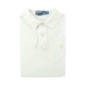 Polo manches courtes homme blanc Polo Ralph Lauren Col Polo