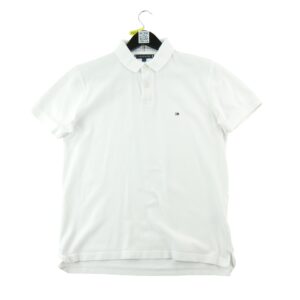 Polo manches courtes homme blanc Tommy Hilfiger Col Polo
