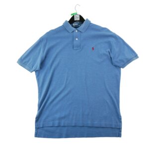 Polo manches courtes homme bleu Polo Ralph Lauren Col Polo