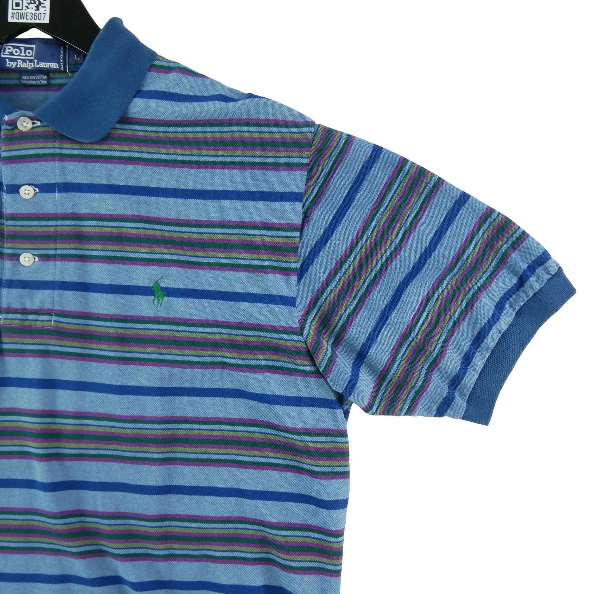 Polo manches courtes Homme  Bleu 4