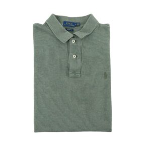 Polo manches courtes homme kaki Polo Ralph Lauren Col Polo