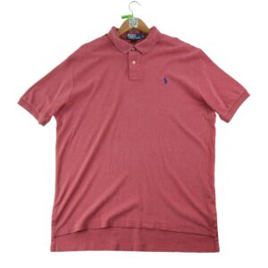 Polo manches courtes homme rouge Polo Ralph Lauren Col Polo