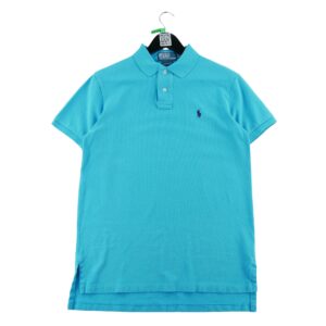 Polo manches courtes homme turquoise Polo Ralph Lauren Col Polo