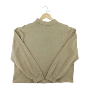Polo manches longues homme beige Polo Ralph Lauren Col Polo