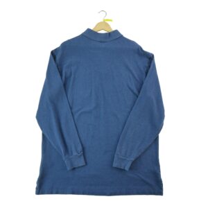 Polo manches longues homme bleu Polo Ralph Lauren Col Polo