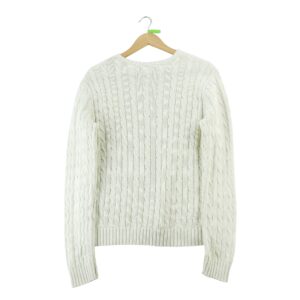 Pull femme manches longues beige Polo Ralph Lauren Col Rond