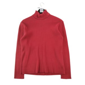 Pull femme manches longues rouge Lauren Ralph Lauren Col Roule