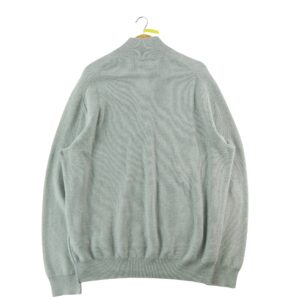 Pull homme manches longues gris Polo Ralph Lauren Col Montant