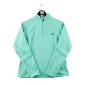 Pull polaires femme manches longues turquoise The North Face Col Montant