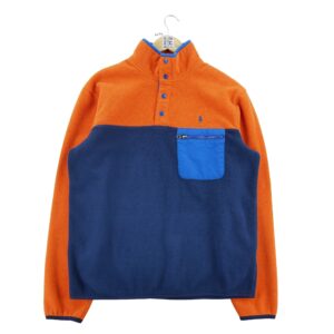 Pull polaires homme manches longues orange Lauren Ralph Lauren Col Montant