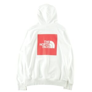 Sweat a capuche homme manches longues blanc The North Face Col Rond