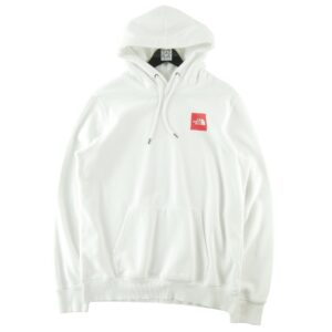 Sweat a capuche homme manches longues blanc The North Face Col Rond