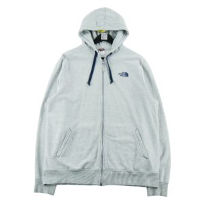 Sweat a capuche homme manches longues gris The North Face Col Rond