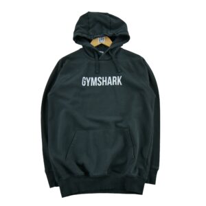 Sweat a capuche homme manches longues noir Gymshark Col Rond