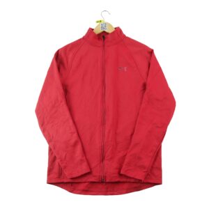 Sweat homme manches longues rouge Under Armour Col Montant