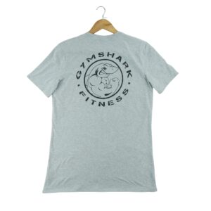 T shirt homme manches courtes gris Gymshark Col Rond